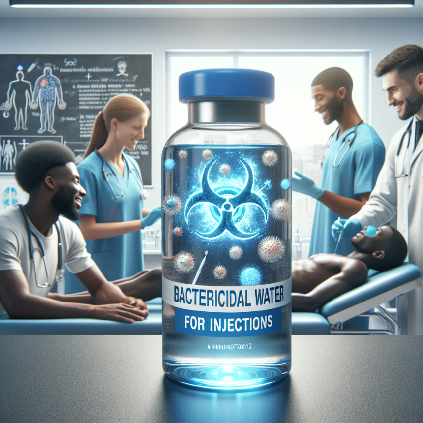 Acqua battericida per iniezioni: un nuovo approccio nella gestione delle lesioni sportive