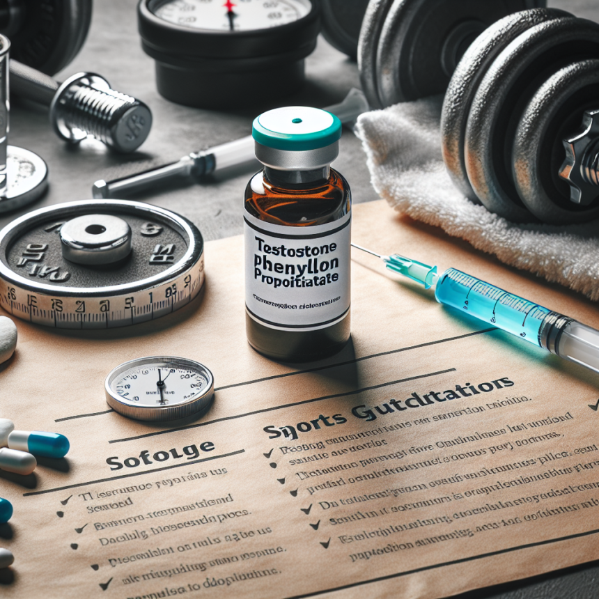 Testosterone fenilpropionato: dosaggio e uso nel mondo dello sport
